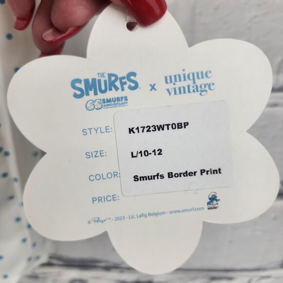 Unique Vintage Smurfs Women L - Picture 6 of 10